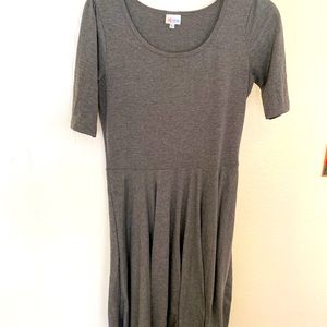Grey Lularoe Nicole Dress